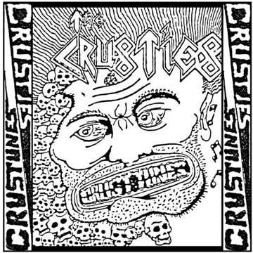 THE CRUSTIES "Crustunes" LP (Beer City) Red Vinyl